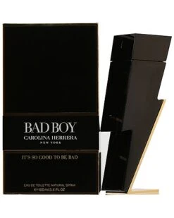 Carolina Herrera Men's 3.4oz Bad Boy Eau De Toilette Spray