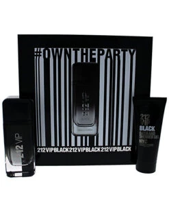 Carolina Herrera Men's 2pc 212 Vip Black Fragrance Set