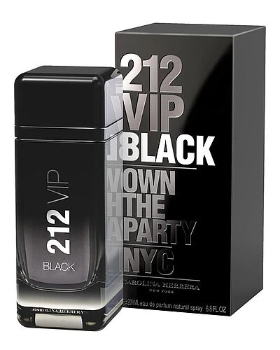 Carolina Herrera Men's 6.8oz 212 Vip Black Eau De Parfum Spray 1 Carolina Herrera Men's 6.8oz 212 Vip Black Eau De Parfum Spray