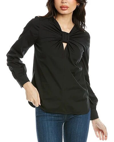 Carolina Herrera Wide Sleeve Knot Shirt Women 1 Carolina Herrera Wide Sleeve Knot Shirt Women