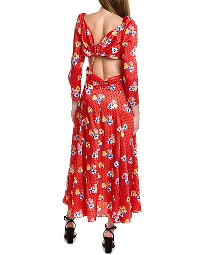 Carolina Herrera Ss Cross Maxi Dress Women 2 Carolina Herrera Ss Cross Maxi Dress Women - Image 2