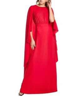 Carolina Herrera Scading Cape Gown Women