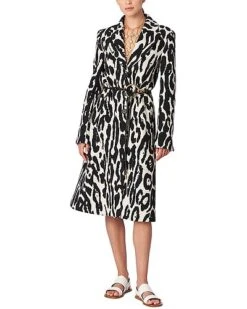 Carolina Herrera Long Trench Wool Coat Women