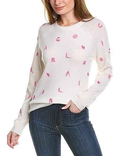 Carolina Herrera Letters Cashmere Sweater Women 1 Carolina Herrera Letters Cashmere Sweater Women