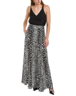 Carolina Herrera Wide Leg Silk Palazzo Pant Women