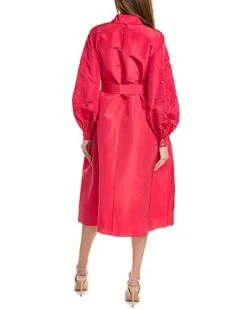 Alternative view of Carolina Herrera Silk Trench Dress Women