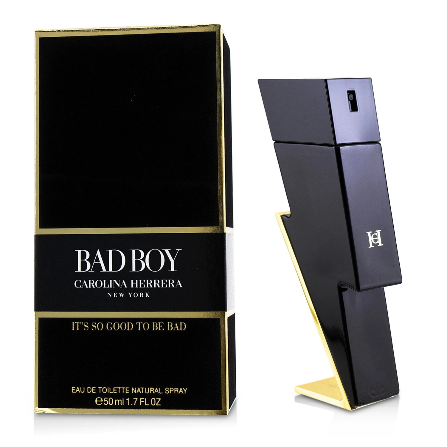 Carolina Herrera Bad Boy Eau De Toilette Spray 50ml/1.7oz 2 Carolina Herrera Bad Boy Eau De Toilette Spray 50ml/1.7oz - Image 2