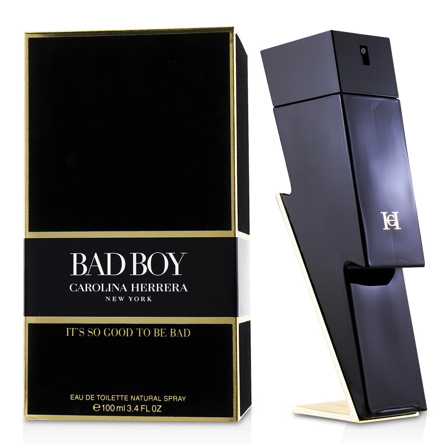 Carolina Herrera Bad Boy Eau De Toilette Spray 100ml/3.4oz 2 Carolina Herrera Bad Boy Eau De Toilette Spray 100ml/3.4oz - Image 2