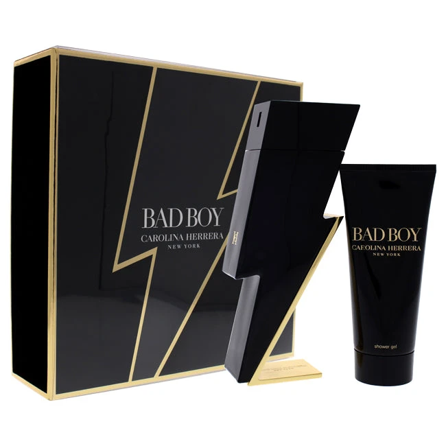 Carolina Herrera Bad Boy By Carolina Herrera For Men - 2 Pc Gift Set 3.4oz EDT Spray, 3.4oz Shower Gel 1 Carolina Herrera Bad Boy By Carolina Herrera For Men - 2 Pc Gift Set 3.4oz EDT Spray, 3.4oz Shower Gel