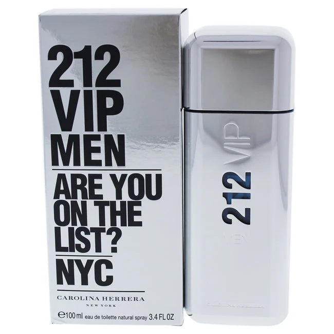 Carolina Herrera 212 VIP By Carolina Herrera For Men - 3.4 Oz EDT Spray 1 Carolina Herrera 212 VIP By Carolina Herrera For Men - 3.4 Oz EDT Spray